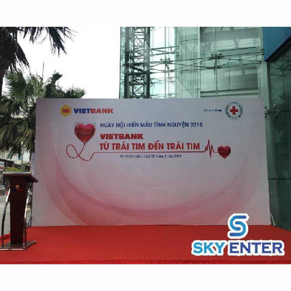 Cho Thuê Thiết Bị Ngày Hội Hiến Máu Tình Nguyện Vietbank